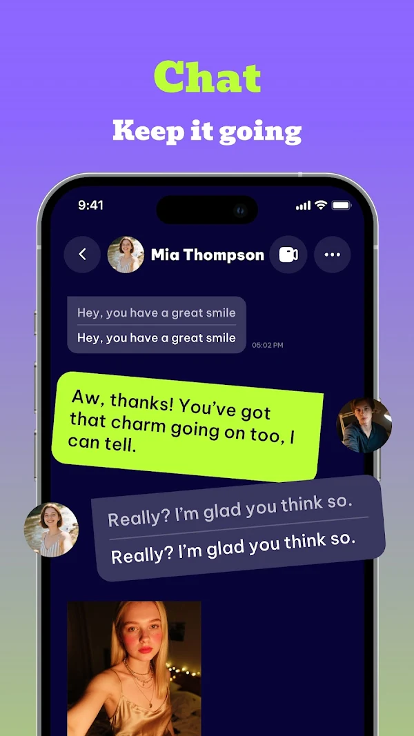 Cata messages screen